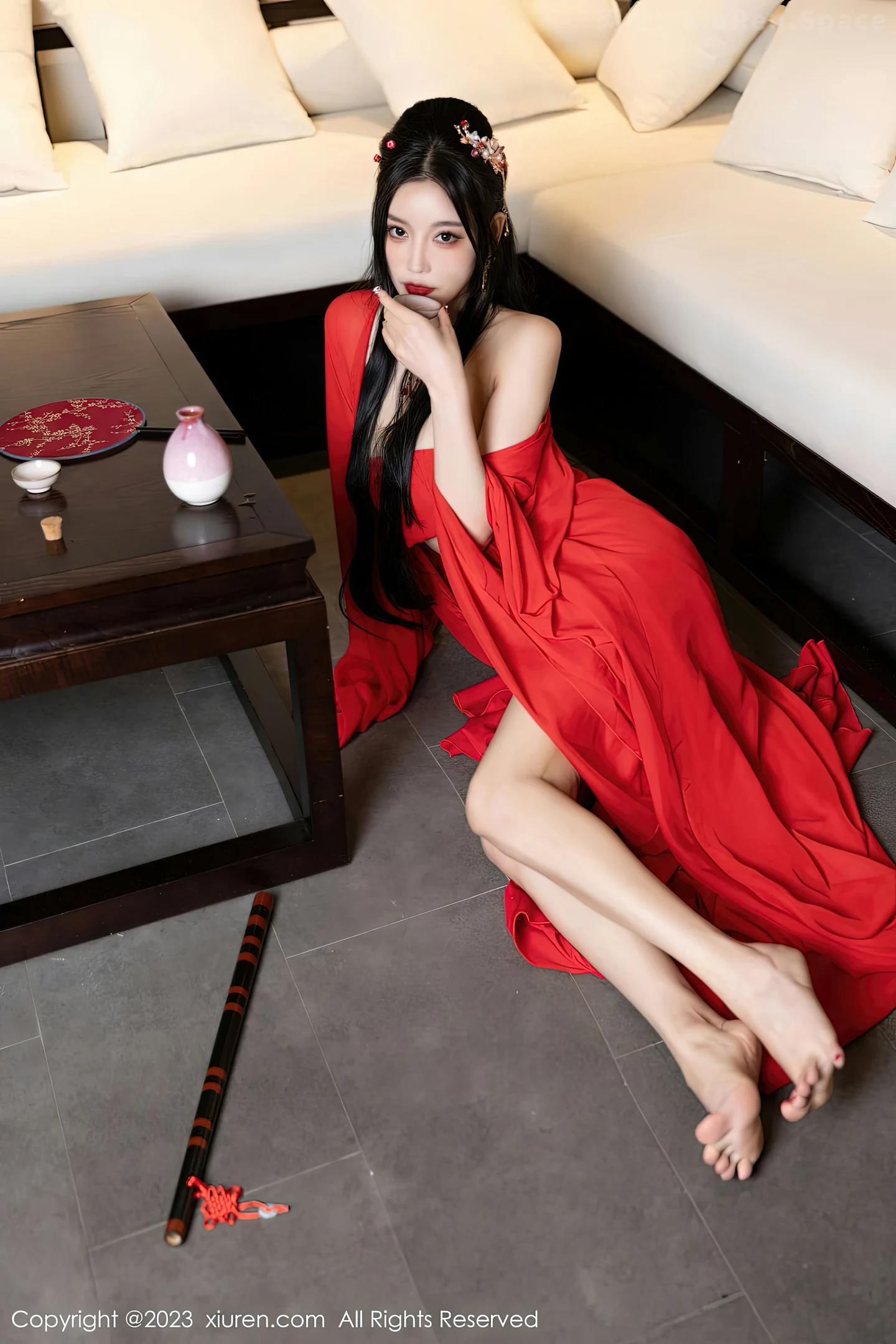 杨晨晨Yome红衣美人写真2